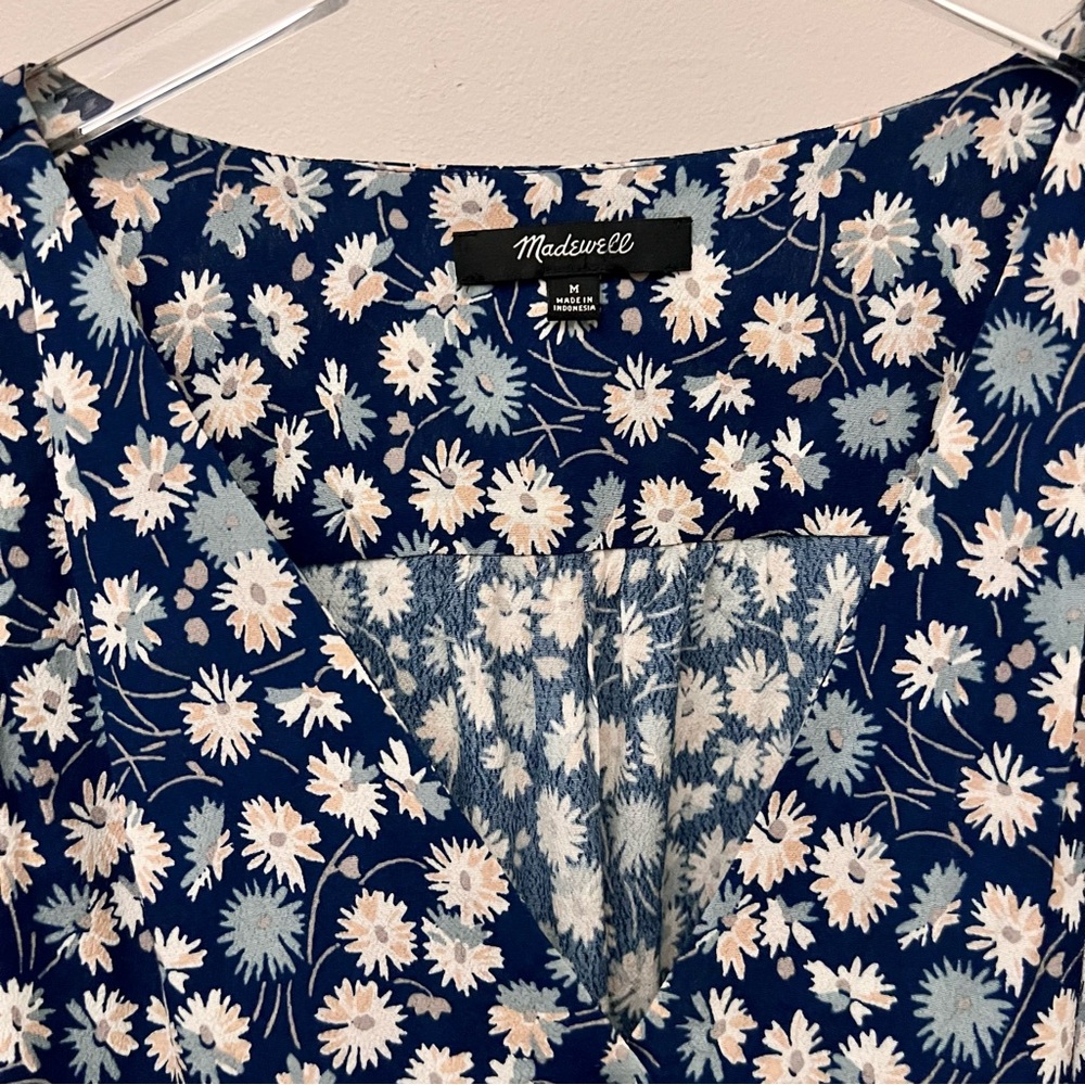 Madewell Daisy Floral Button Down Blouse - Picture 7 of 14